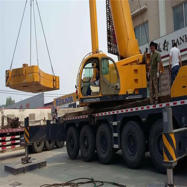 乐平当地吊车出租|机器吊装|75吨|工厂搬迁服务